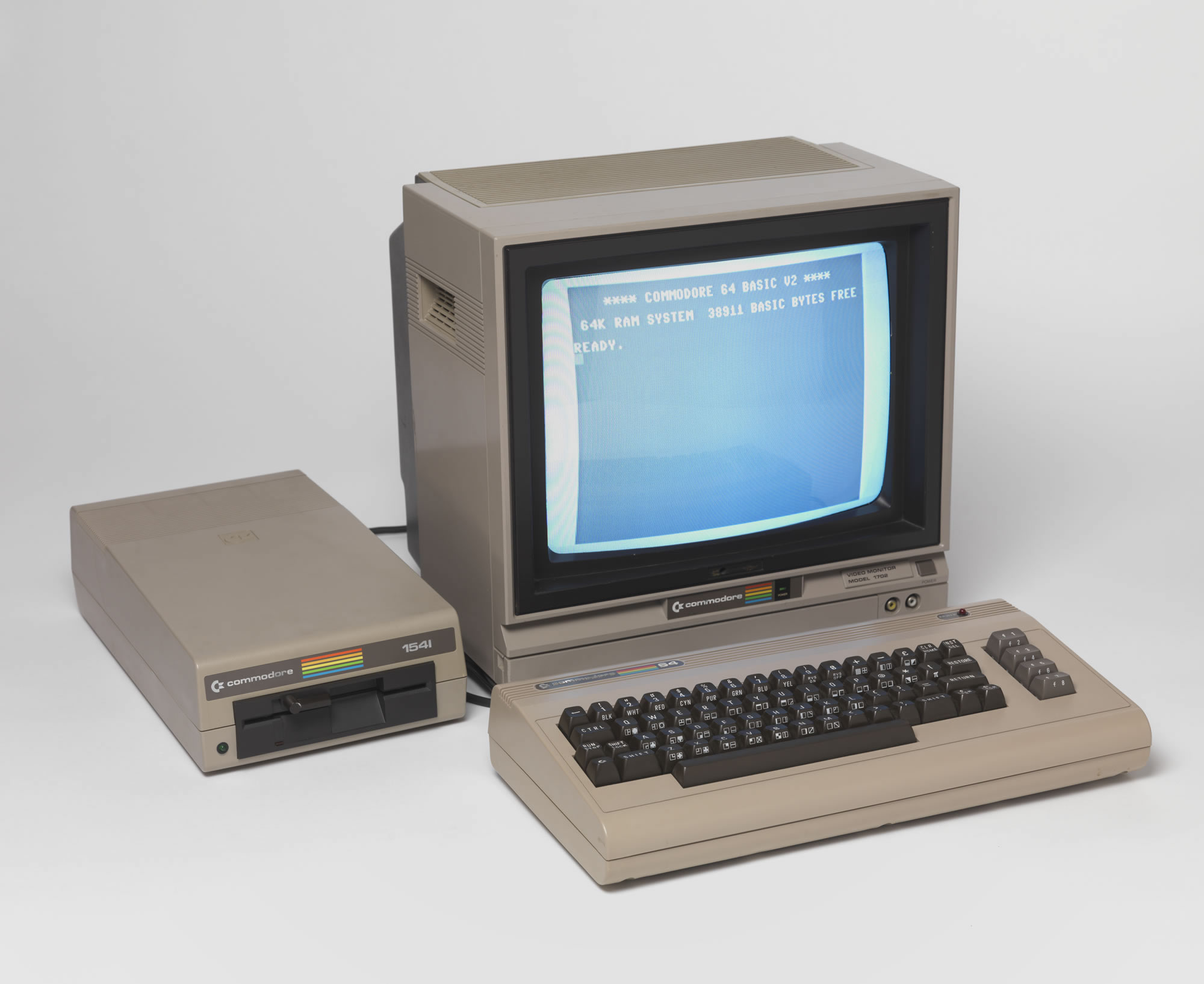 Commodore 64 Commodore 64 with monitor and disk drive